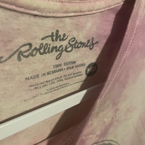 M Rolling Stone Pink tie-dye shirt - Picture 2 of 4